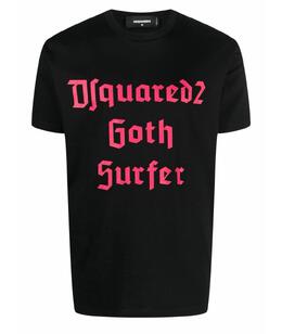 DSQUARED2: Чёрная футболка 