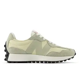 New Balance: Зелёные кроссовки  327