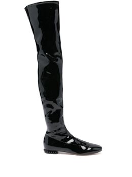 Casadei: Чёрные ботинки 