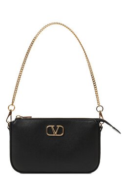 Valentino: Чёрная сумка  VLogo Signature