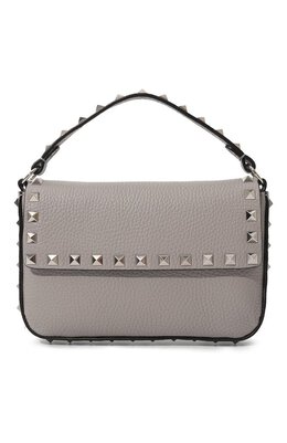 Valentino: Серая сумка  Rockstud Small