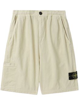 Stone Island: Бежевые шорты  Compass