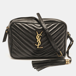 Saint Laurent Paris: Чёрная сумка  Monogram