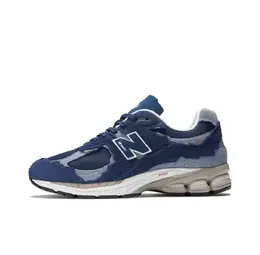 New Balance: Синие кроссовки 