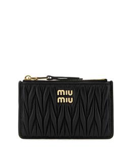 MIU MIU: Чёрный картхолдер 