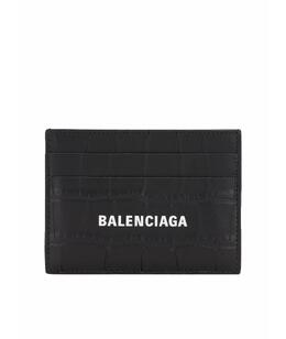 BALENCIAGA: Чёрный картхолдер 