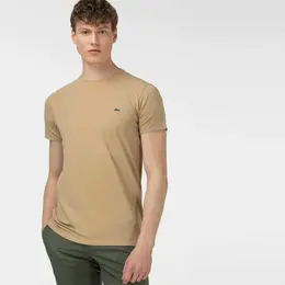 LACOSTE: Светлая футболка 