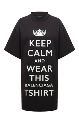 Balenciaga: Хлопковая футболка 