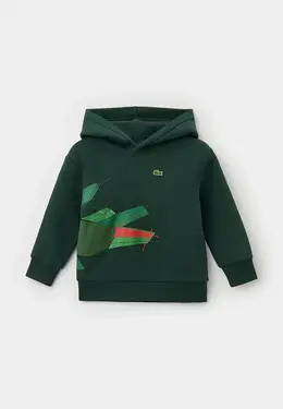 Lacoste: Зелёная толстовка 