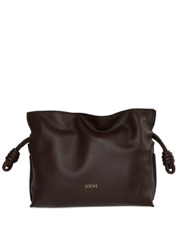 Loewe: Чёрный клатч  Flamenco Mini