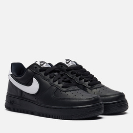 Nike: Чёрные кроссовки  Air Force 1 Low Retro