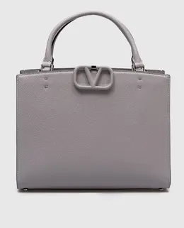 Valentino: Серая сумка 