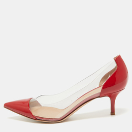 Gianvito Rossi: Красные туфли  Plexi