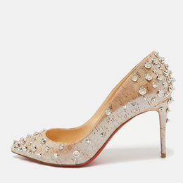 Christian Louboutin: Бежевые туфли 