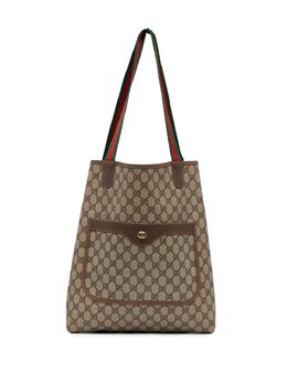 Gucci Pre-Owned: Коричневая сумка-шоппер 