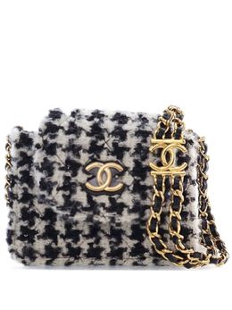 CHANEL Pre-Owned: Чёрная сумка через плечо 