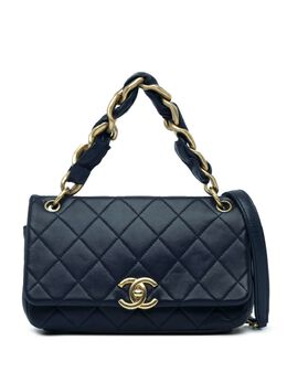CHANEL Pre-Owned: Голубая сумка 
