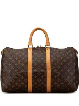 Louis Vuitton Pre-Owned: Коричневая сумка 