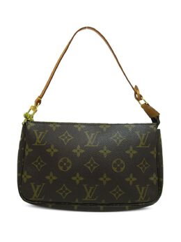 Louis Vuitton Pre-Owned: Коричневый клатч 