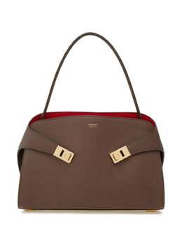 Ferragamo: Коричневая сумка 