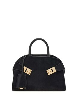 Ferragamo: Чёрная сумка 
