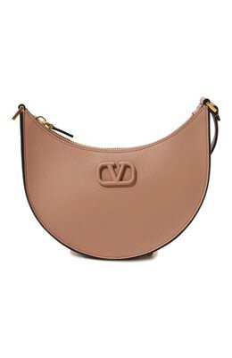 Valentino: Бежевая сумка  VLogo Signature