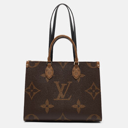 Louis Vuitton: Коричневая сумка 