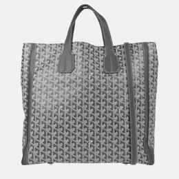 Goyard: Серая сумка-шоппер 