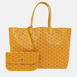 Goyard: Жёлтая сумка-шоппер 