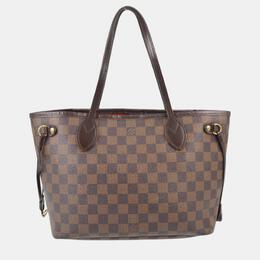 Louis Vuitton: Коричневая сумка-шоппер  Neverfull