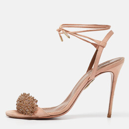 Aquazzura: Розовые сандалии 