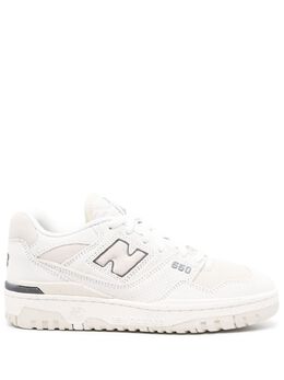 New Balance: Белые кроссовки 
