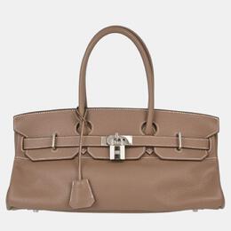 Hermes: Бежевая сумка  Birkin