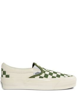 Vans: Зелёные кроссовки 