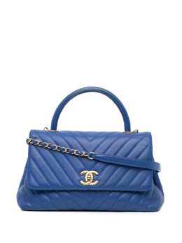 CHANEL Pre-Owned: Голубая сумка 