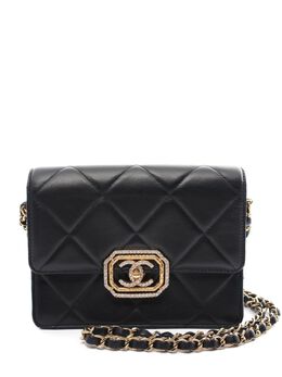 CHANEL Pre-Owned: Чёрная сумка 