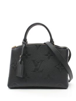 Louis Vuitton Pre-Owned: Чёрная сумка 