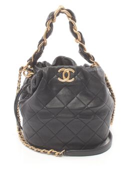 CHANEL Pre-Owned: Чёрная сумка 