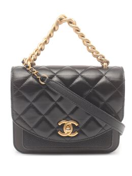 CHANEL Pre-Owned: Чёрная сумка 