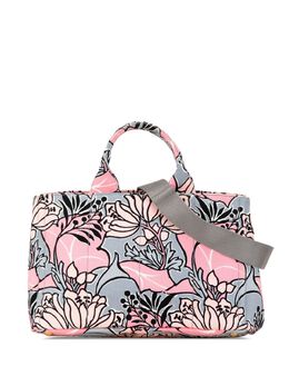Prada Pre-Owned: Сумка с растительным принтом 