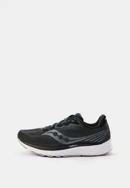 Saucony: Чёрные кроссовки 