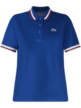 Lacoste: Голубое поло 