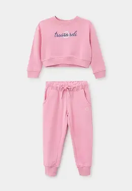 Trussardi Junior: Розовый костюм 