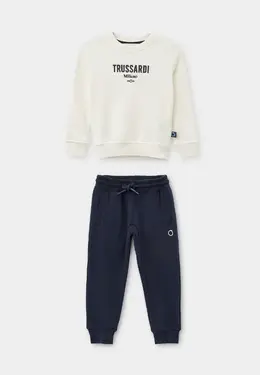 Trussardi Junior: Белый костюм 