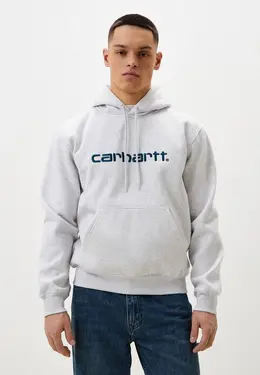 Carhartt WIP: Серая толстовка 