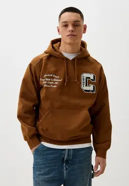 Carhartt WIP: Коричневая толстовка 