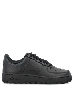 Nike: Чёрные кроссовки  Air Force 1