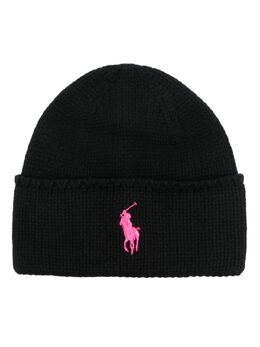 Polo Ralph Lauren: Чёрная шапка 