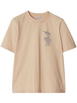 Burberry: Хлопковая футболка 