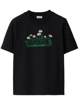 Burberry: Хлопковая футболка 